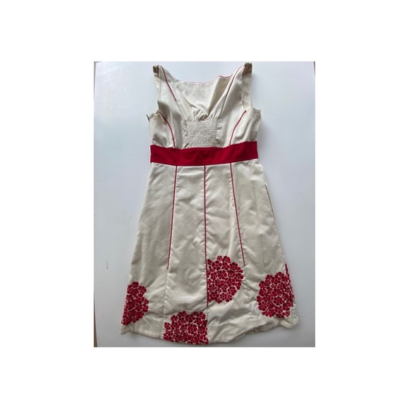 Floreat | Cream Embroidered Dress - Picture 5 of 6